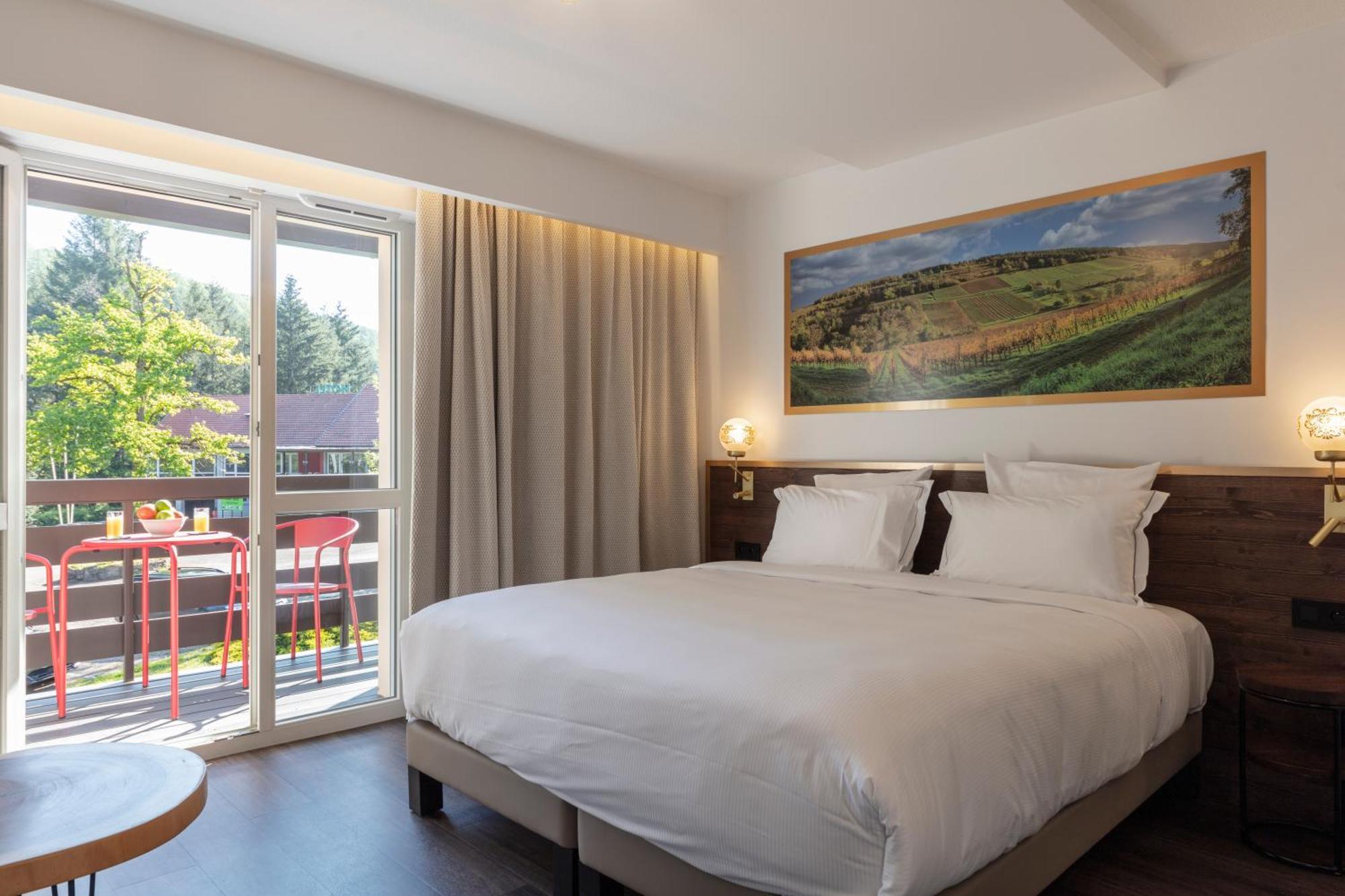 Hotel Restaurant La Vallee Noble, Proche Eguisheim Colmar Сульцмат Экстерьер фото